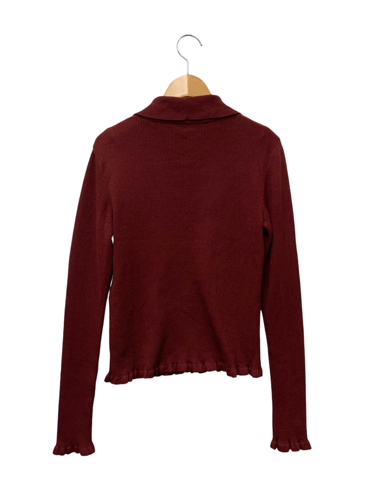 フォクシーニューヨーク 花より男子 LAFAYETTE TOPS 43835 ニット 38 ワインレッド IT1NUTBJ18MY