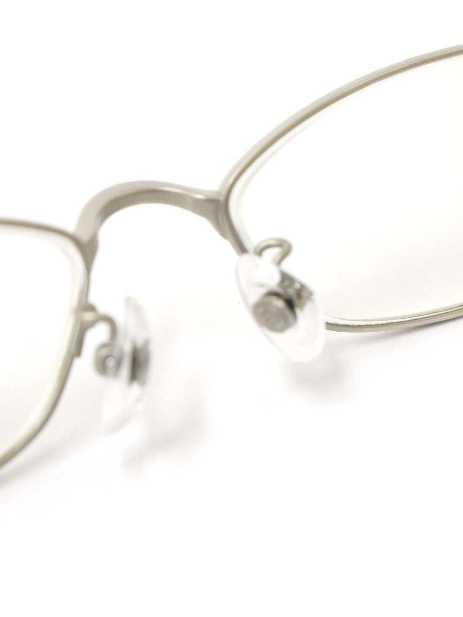 フォーナインズ S-662T メガネ シルバー メタルフレーム フルリム スクエア IT2MFNI78G1S