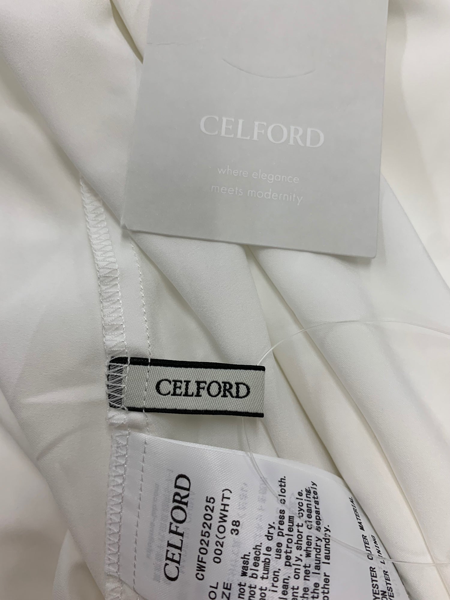 セルフォード カシュクールリボンノースリーブ CWF0252025 ワンピース