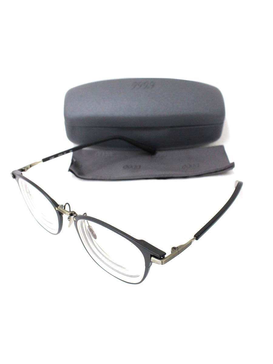 フォーナインズ S360T 3091 メガネ ブラック メタルフレーム フルリム ウェリントン IT821RLYIZ38