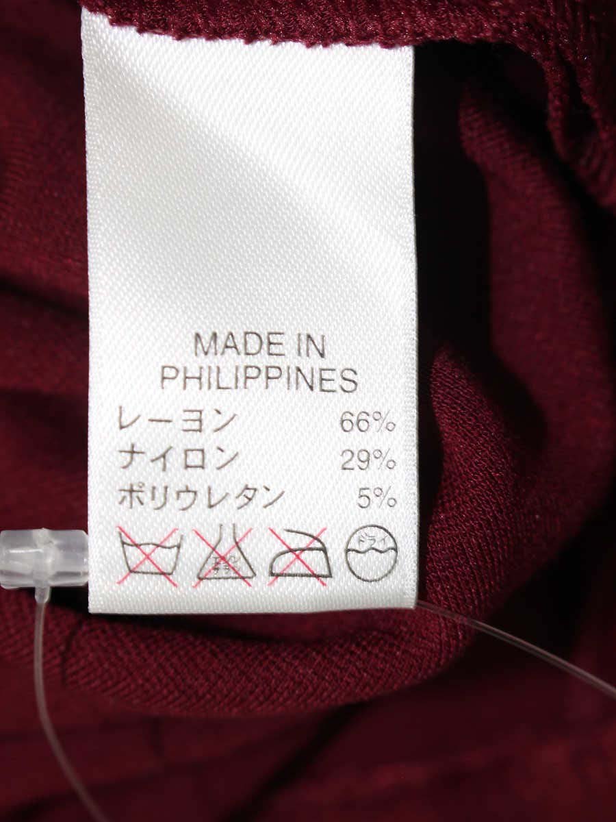 バナナリパブリック S/933562-01 ワンピース 2 ワインレッド IT65V7YKL2PK