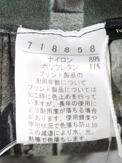 アルベロベロ 718858 パンツ M グリーン アニマルモチーフ リバーシブル ストレッチ ITZO4ES44894