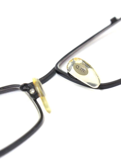 アランミクリ A02032TD メガネ ブラック/ホワイト メタルフレーム フルリム スクエア ITHVWQ15K2J2 【SALE】