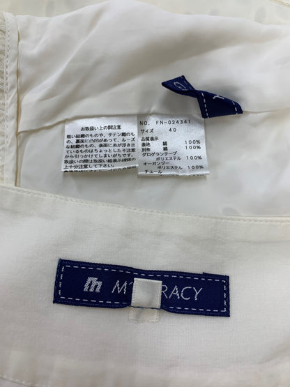 エムズグレイシー 024341/027357 セットアップ 40 アイボリー カットワークレース IT6ZNZ8P5MPC