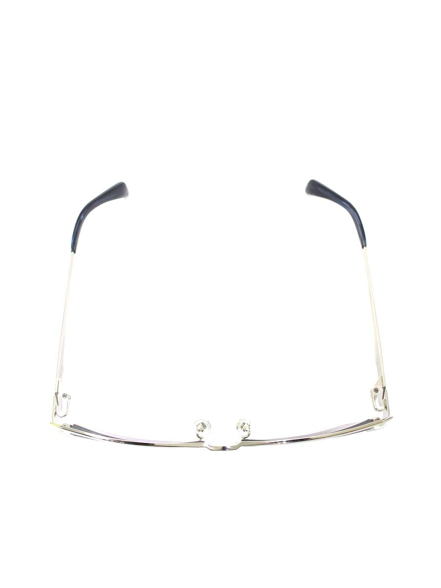 サムライ翔 SS-T30 メガネ シルバー/ネイビー メタルフレーム スクエア ITSP62IHQ8PE