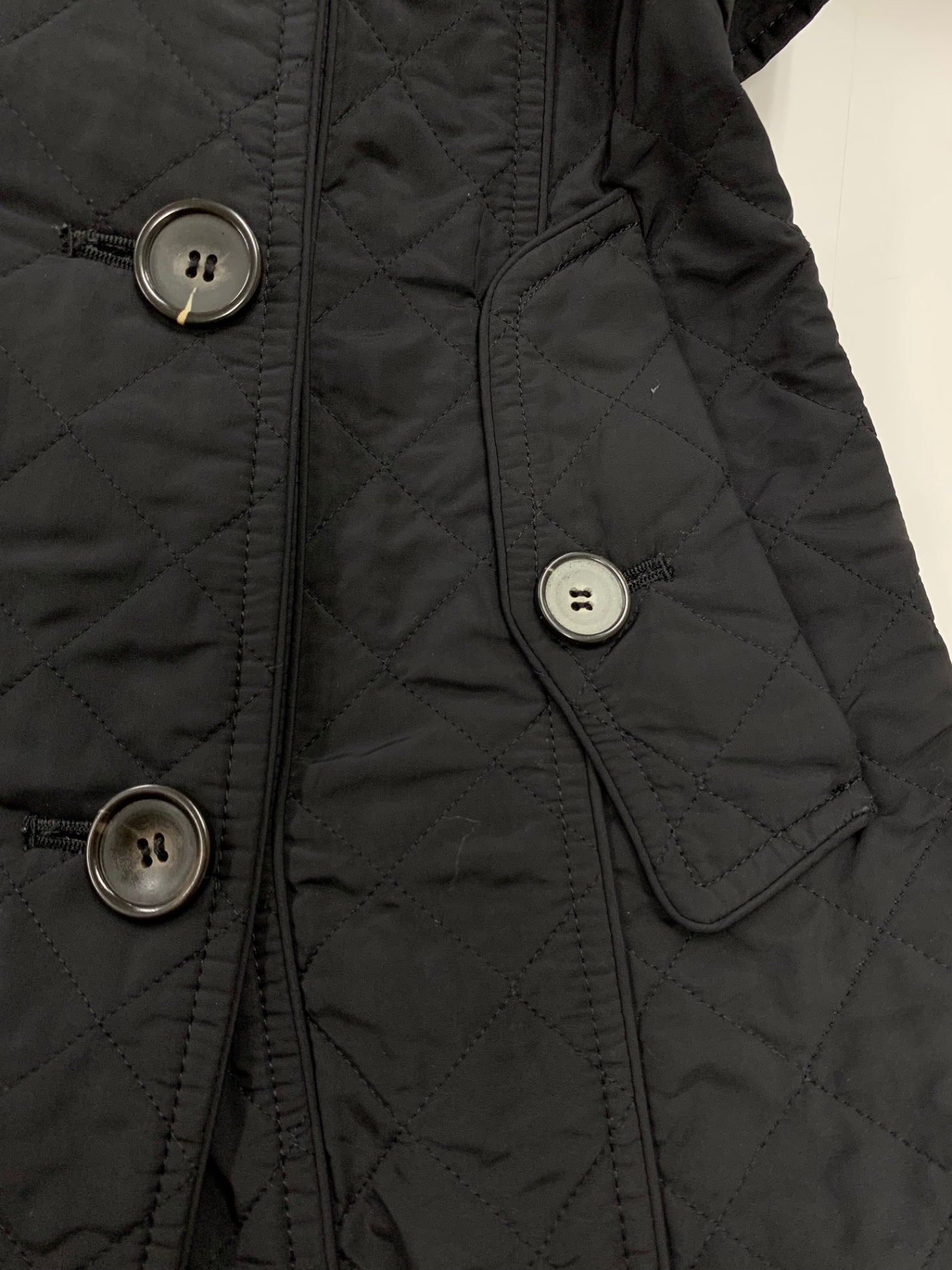 ウィークエンドマックスマーラ 54860289 コート 38 ブラック キルティング IT95OJ65YCI6