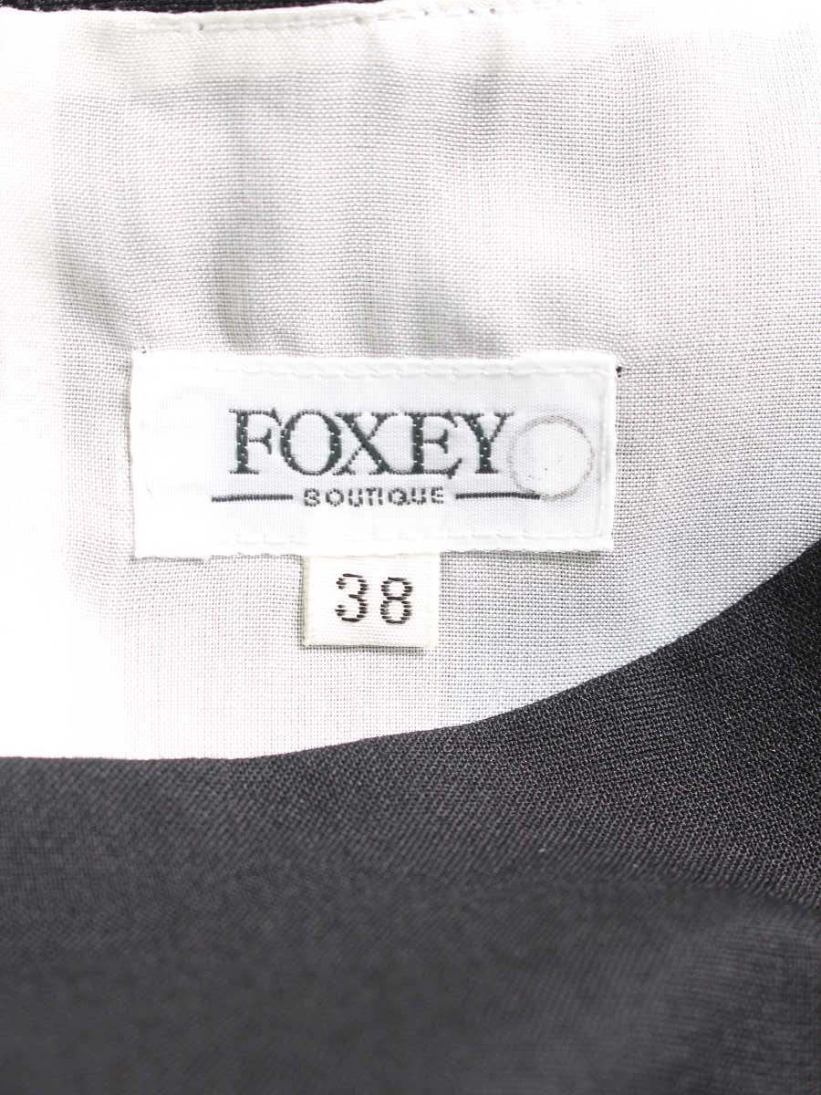 フォクシーブティック 22223 ワンピース 38 ブラック プリーツスカート ITIL6ZIDW822