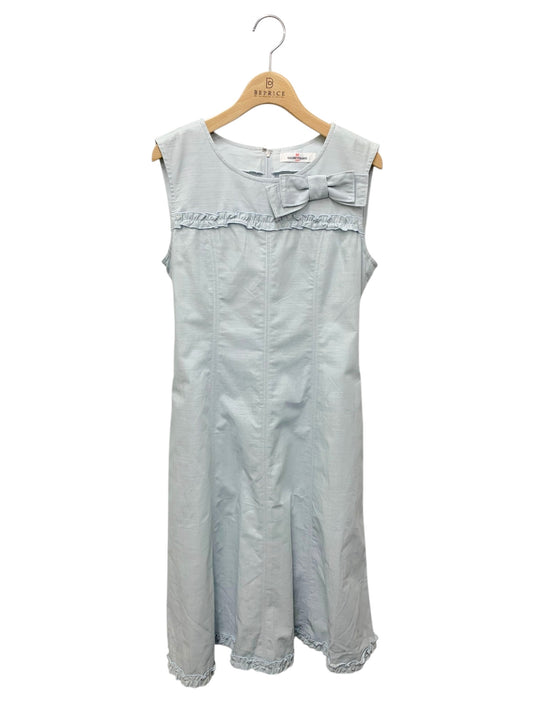 ギャラリービスコンティ 1268711 ワンピース 2 ブルー フラワージップ フリル IT5MXGFOFHU0