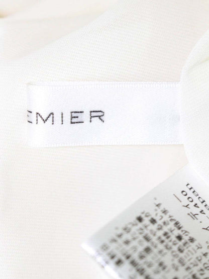 エムプルミエ A317-017 ブラウス 34 ホワイト ノースリーブ ITGEZBUDZD81