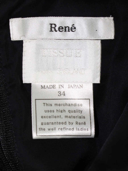 ルネ 6336440 ワンピース 34 ネイビー ツイード ITBMCXUTDYVO