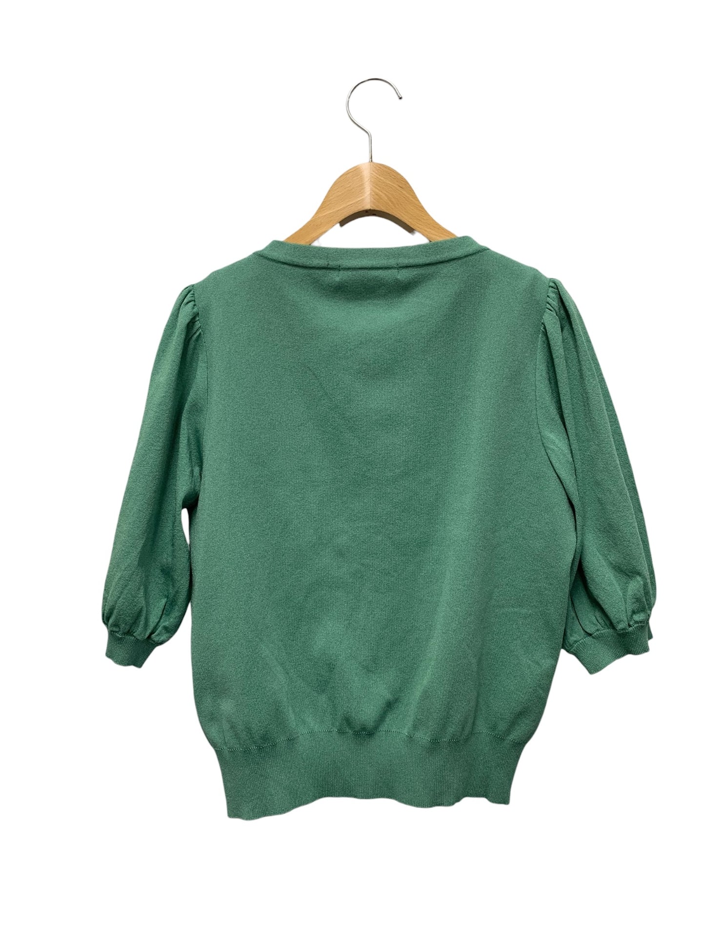 ルネ Puffy Knit Cardigan 6522040 カーディガン 38 グリーン ITHUTME53GIO