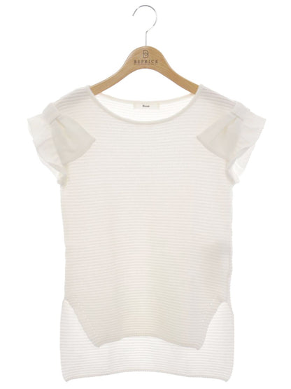 ルネ 6822050 ニット セーター 34 ホワイト 肩リボン ITML24I9FAUC