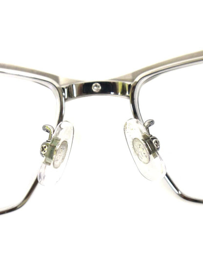 サムライ翔 SS-T107 メガネ シルバー 智 メタルフレーム スクエア ITH8GETAVGRC