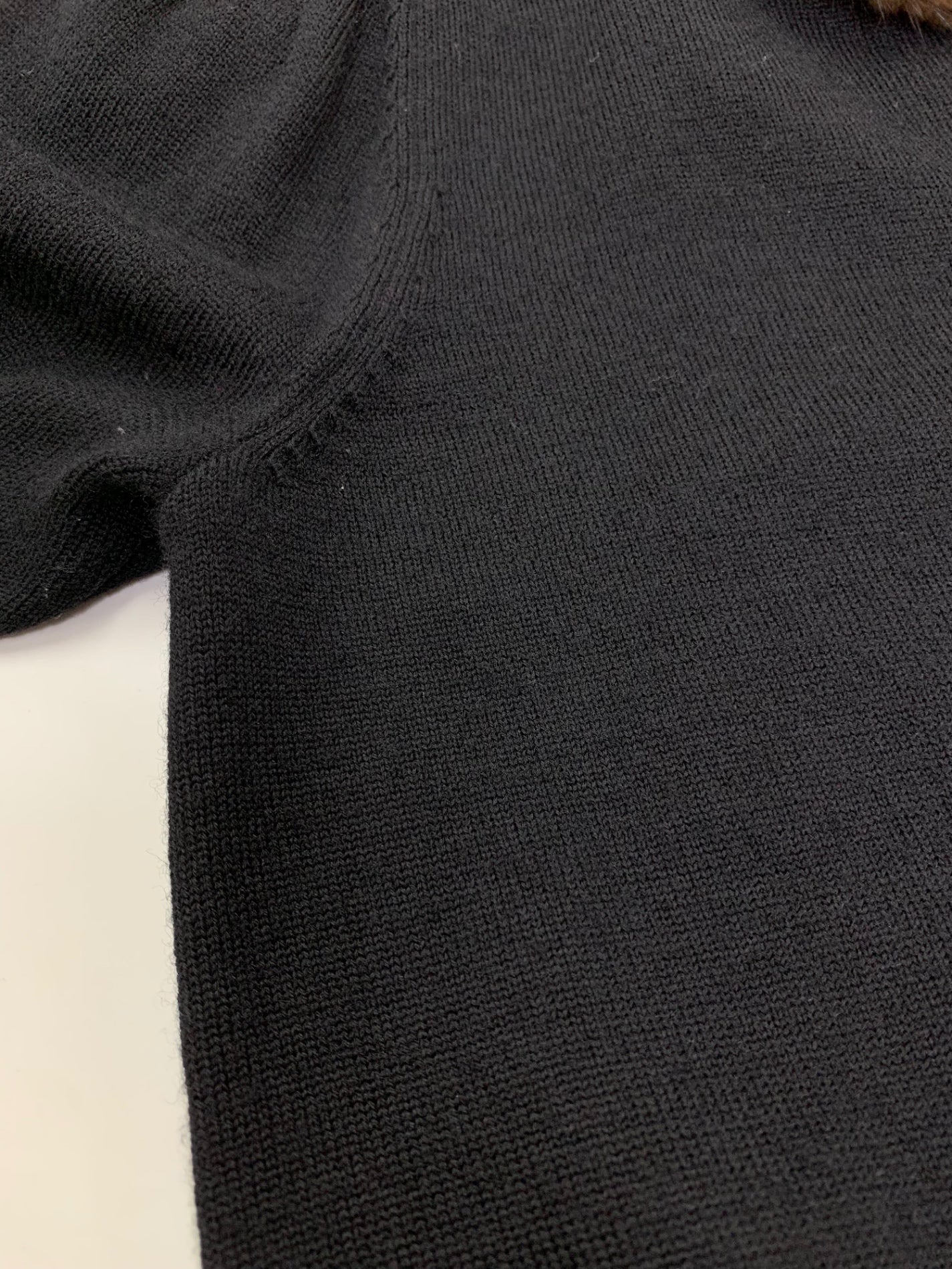 エムズグレイシー 528720 カーディガン 38 ブラック ITOB4JHJB6E0