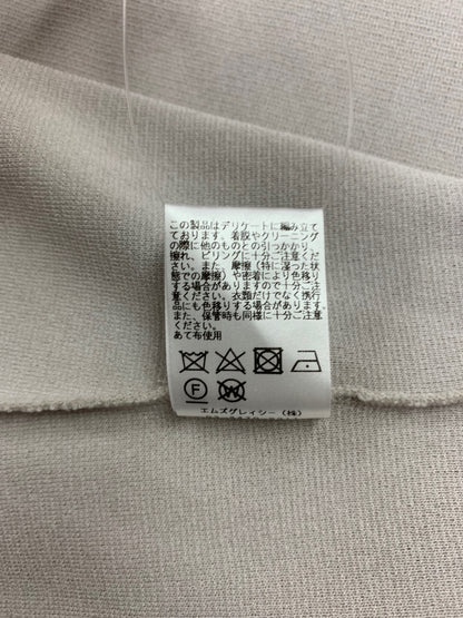 エムズグレイシー 218112 ニット 40 グレー フリル付き ハイネック IT8MBD2RZ958