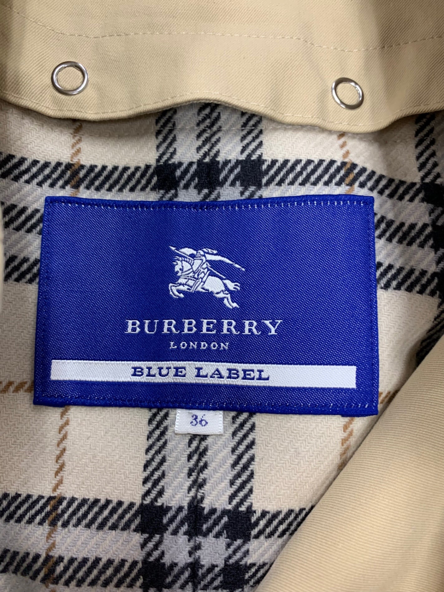 BURBERRY BLUE LABEL ショートトレンチコート FNF49-681-40 ITBILRPCJOJC