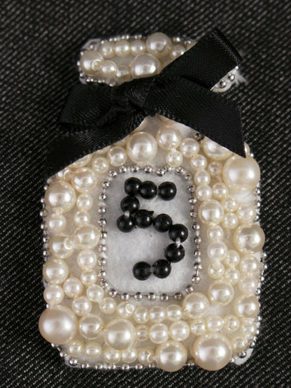 スーパービューティ ワンピース 40 グレー/ホワイト デニム パールワッペン ジップアップ ITII0716P22A