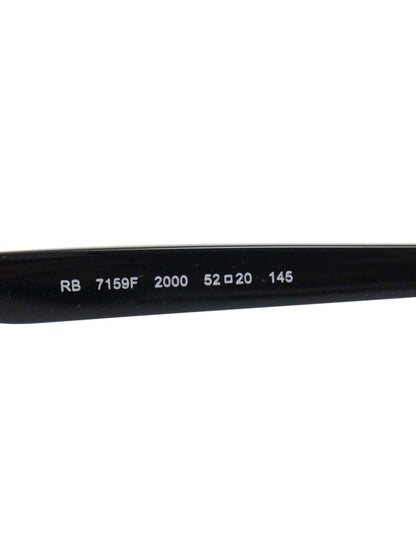 レイバン RB7159F 2000 メガネ ブラック フルフィットモデル セルフレーム フルリム ウェリントン ITG7KR54P4CU