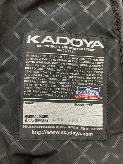 カドヤ EURUS-GS ユーラスGS LTX1651 M ブラック ゴートスキン IT7KOQTDB93W