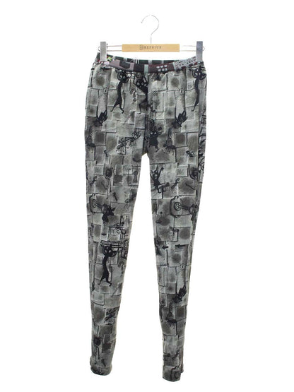 アルベロベロ 718858 パンツ M グリーン アニマルモチーフ リバーシブル ストレッチ ITZO4ES44894