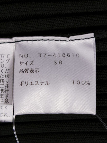 エムズグレイシー 418610 ニット 38 ブラック リブ ITS1JJ1A3LCU