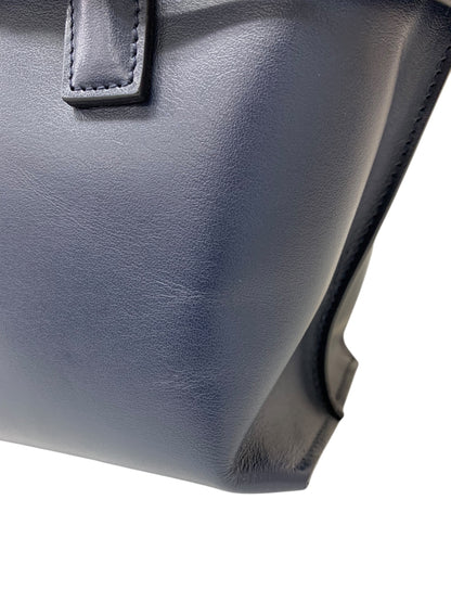 フォクシーブティック 39511 ハンドバッグ ネイビー レザー ダブルジップ ITQGNKXEZ9YU