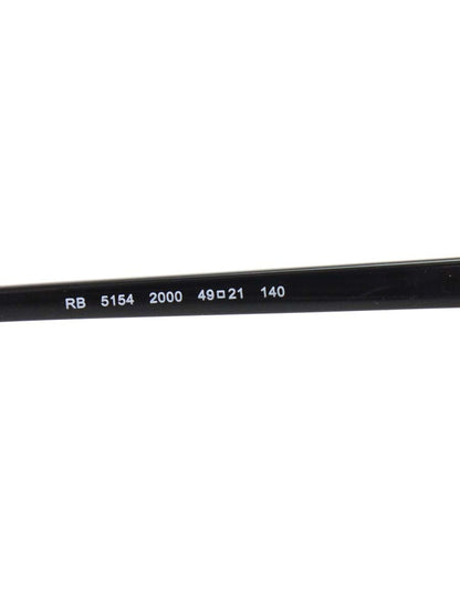 レイバン クラブマスターオプティクス RB5154-2000 メガネ ブラック/シルバー ITIADB4LPRWJ