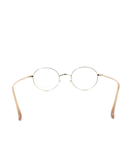 アンティミテ INE-1009 メガネ ゴールド/ミルクピンク INTIMITE BY EYEVAN アイヴァン メタルフレーム フルリム ラウンド ITR9XOZK30NW