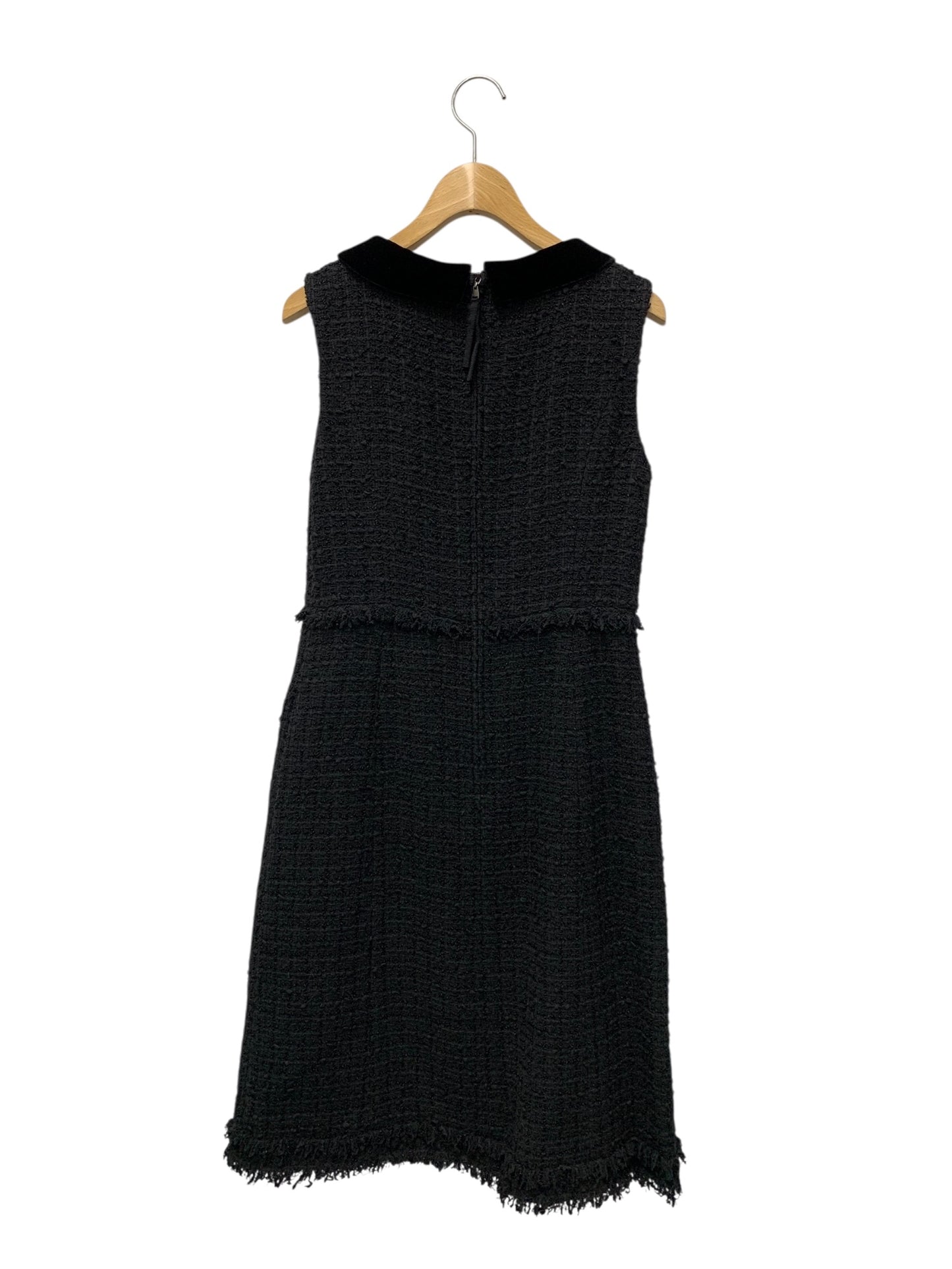 フォクシーブティック Dress Petal Tweed 37432 ワンピース 38 ブラック ITHONCX55BEO