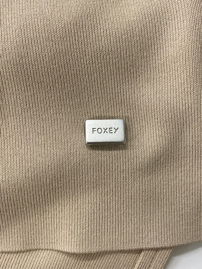 フォクシーニューヨーク レディライクパーカー 31694 38 ベージュ ニット ITQO9XS34UXC