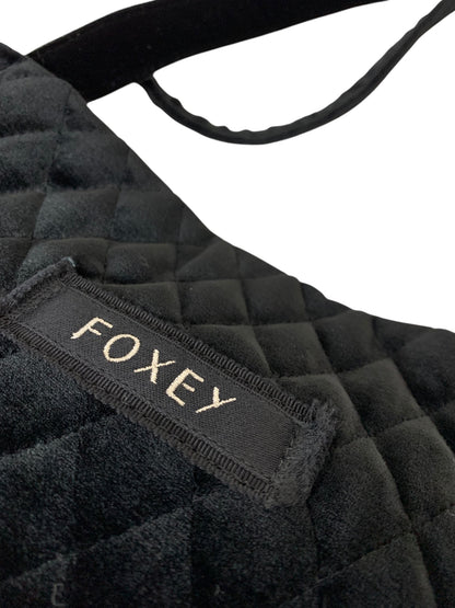 フォクシーブティック Velour Dream 44995 トートバッグ ブラック ベロア キルティング ITNSD8KELVI3