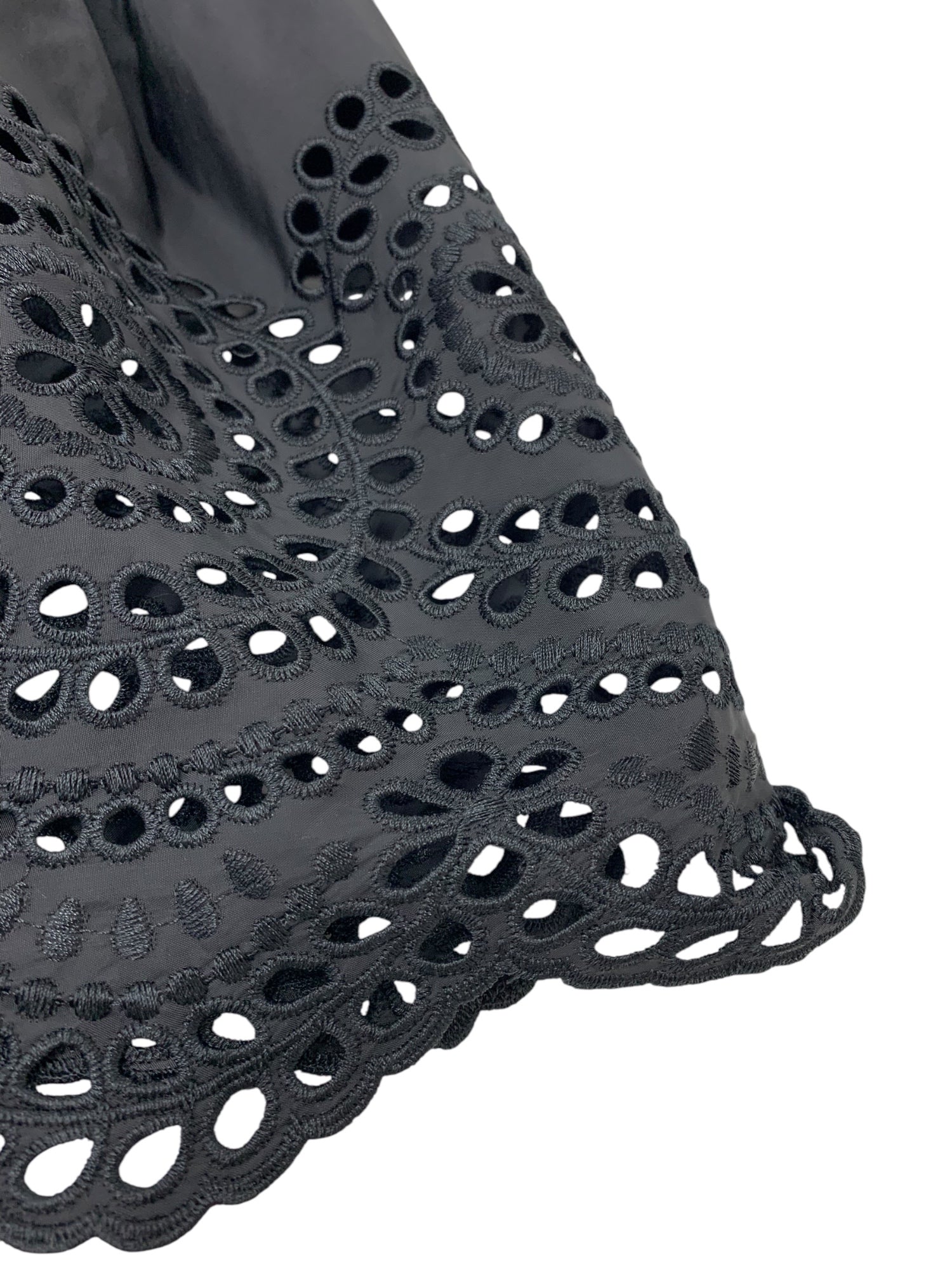 エムズグレイシー 319604 スプリングコート 38 ブラック 2way フラワー