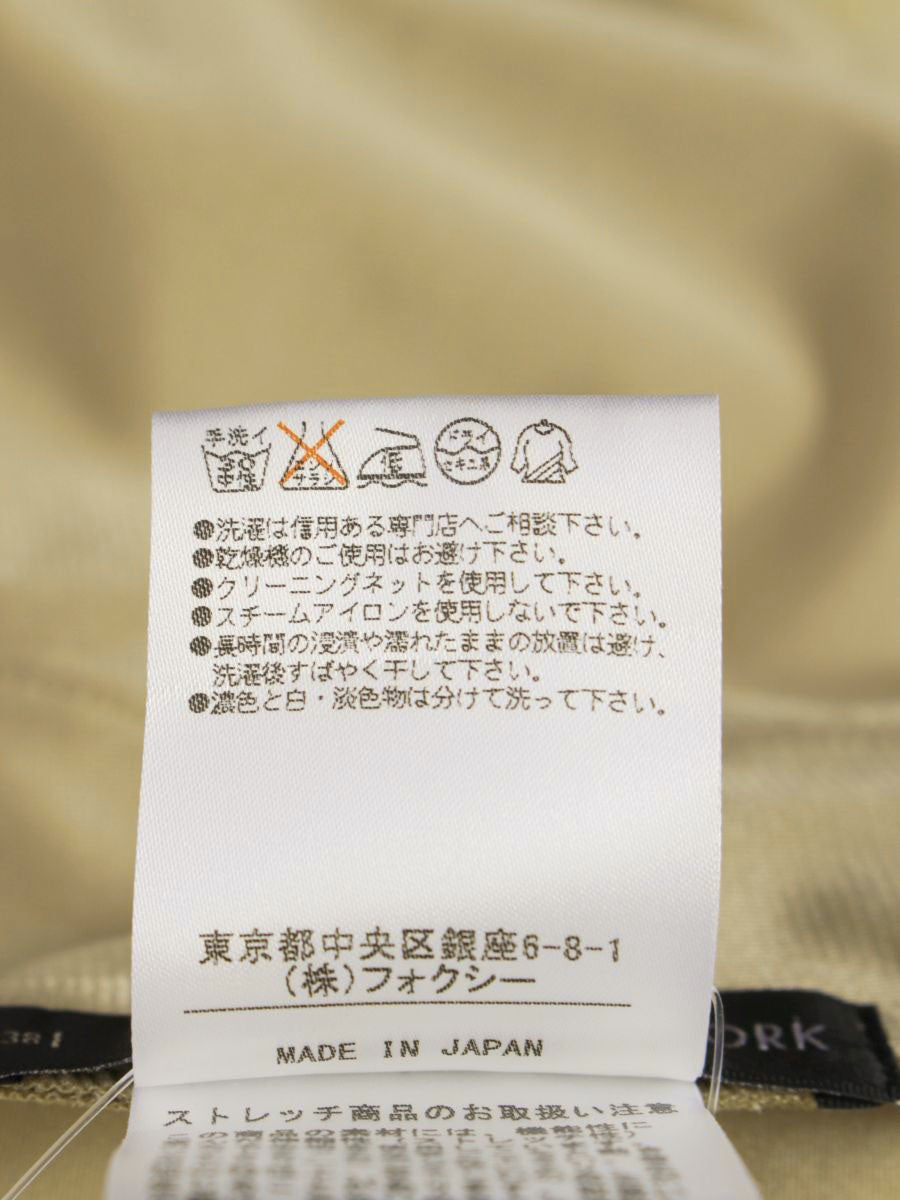 フォクシーニューヨーク パレットペンシル 31025 ワンピース 38 ベージュ ITN6YQETVIEQ