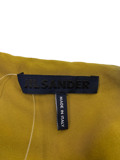 ジルサンダー JDX418A JX212 ワンピース 34 カーキグリーン シルク リブ ITRR3GEM7ZPK