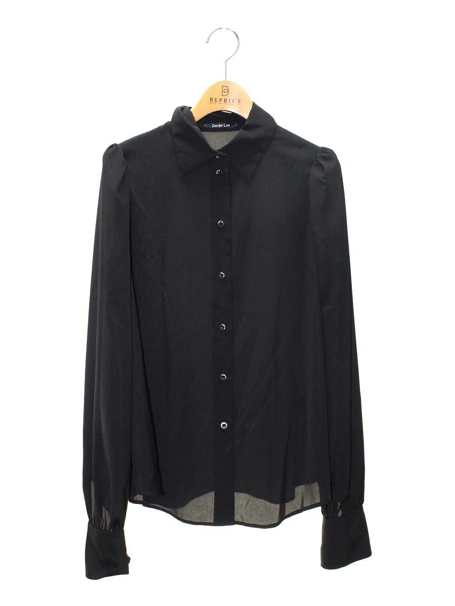 デイジーリン Blouse Lady Lady 06224 シャツ ブラウス 42 ブラック ITU89KYSTAEK