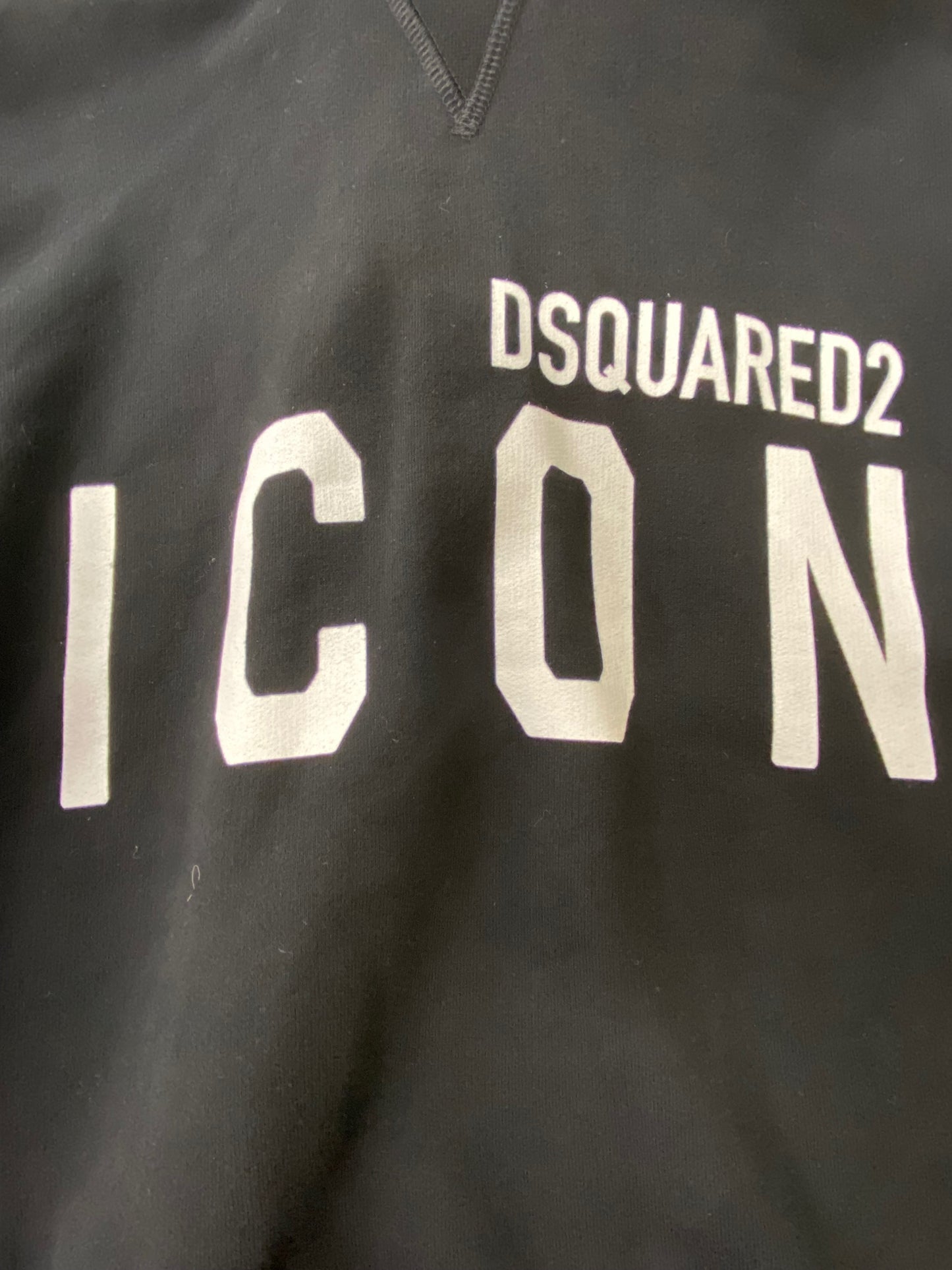 ディースクエアード ICON Hooded Sweatshirt S79GU0003 S25042 M ブラック フーデッド トレーナー ITLC9MSK81O8