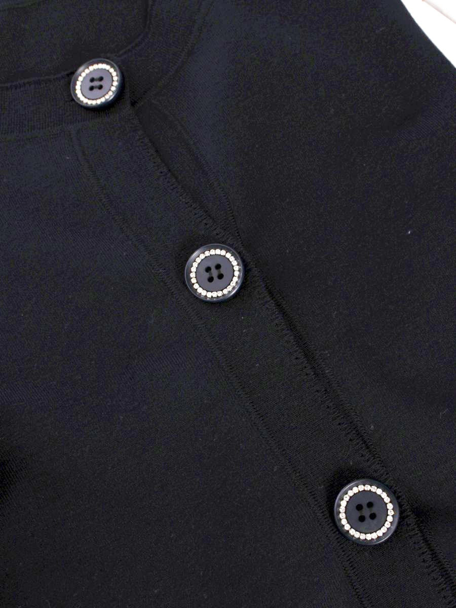 美品 フォクシー ブティック ロゴボタン ボレロ風 ジャケット