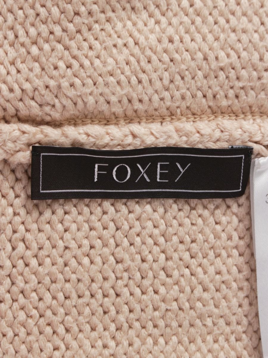 フォクシーブティック Cardigan 39092 カーディガン F ベージュ コットン ITR0DQG8TCXW