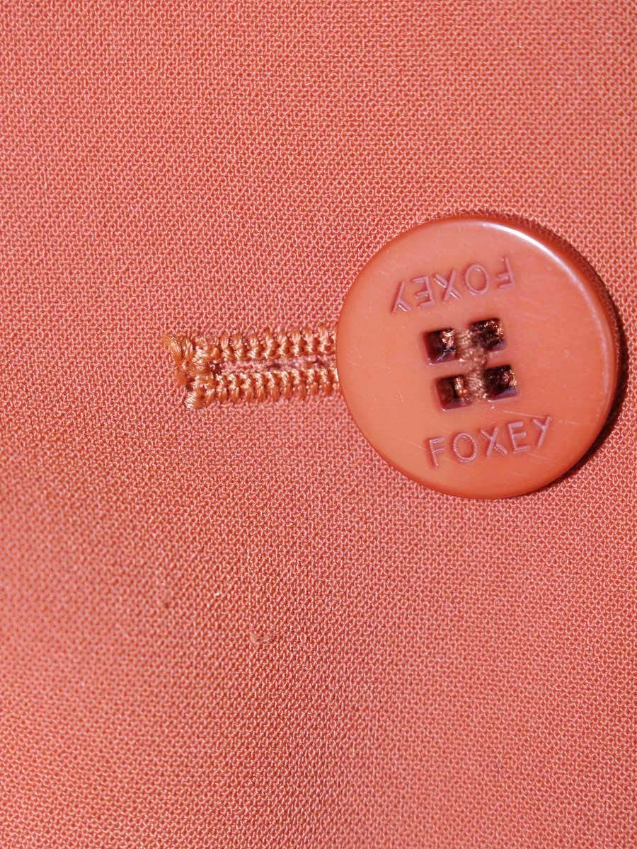 フォクシーニューヨーク パンツ プロムナード 40759 38 オレンジ ITCCART92HUA