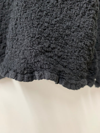 ミーイッセイミヤケ MI34FO009 カーディガン ブラック ちりめん ITLV1QQQK50C