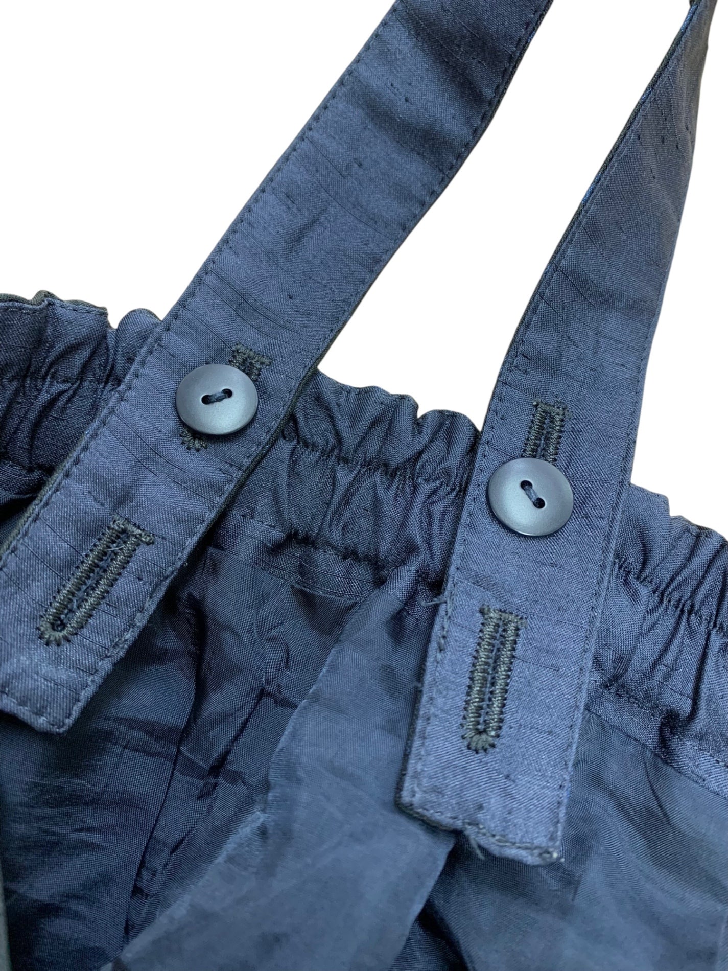 エムズグレイシー 017109 スカート 36 ブラック サスペンダー付き リボンモチーフ フレア ITMPUGPU84GO 【SALE】