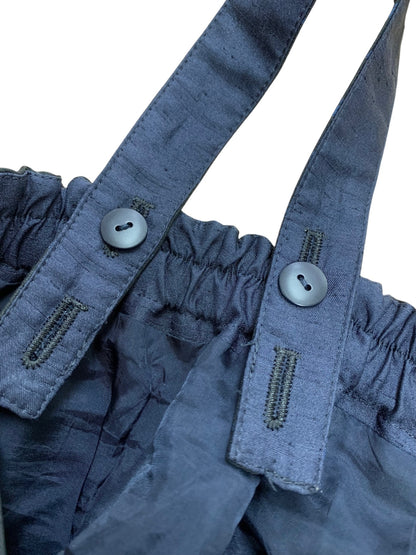 エムズグレイシー 017109 スカート 36 ブラック サスペンダー付き リボンモチーフ フレア ITMPUGPU84GO 【SALE】