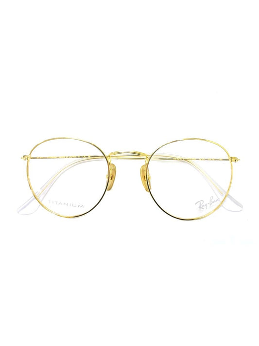 レイバン ROUND TITANIUM OPTICS RB8247V メガネフレーム ゴールド チタニウム ITHGQUQ7C6PC