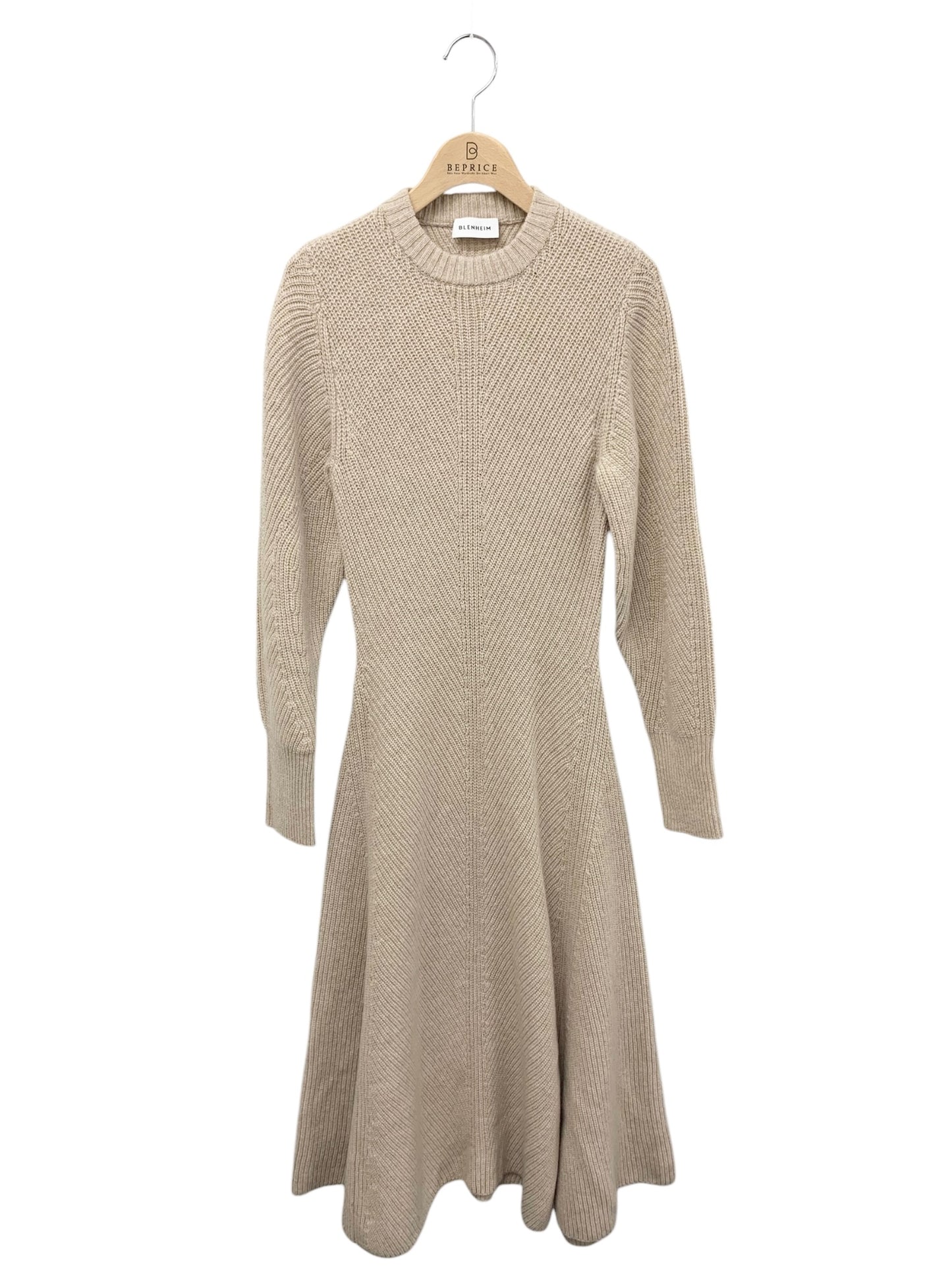 ブレンヘイム U733-030 ニットワンピース XS ベージュ ウール IT43C18OOCZR