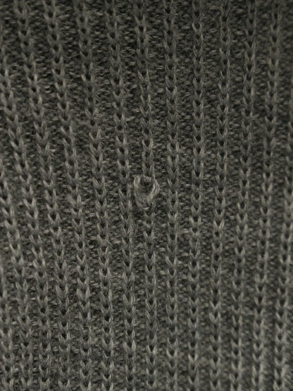 エムズグレイシー 521718 ワンピース 36 グレー 切替 リボン ウール IT6FL6VTDDB1