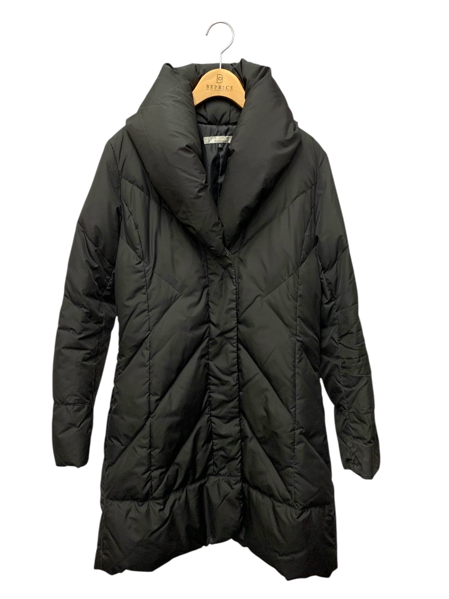 ロートレアモン 3704-97088-4 ダウンコート 3 ブラック ITAJ478EM3RW