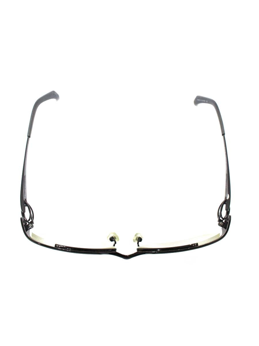 マサキマツシマ MF-1243 メガネ ブラック メタルフレーム ハーフリム（ナイロール）スクエア ITQSTDU04EDG