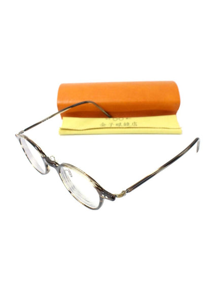 金子眼鏡 KC-30 メガネ ブラウン/アンティークゴールド セルフレーム フルリム ウェリントン ITUV5SDFSUYV