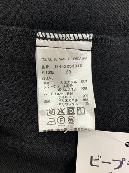 ツルバイマリコオイカワ Lune DR-2265310 ワンピース 38 ブラック 26AW ITTFLFIMPYOE