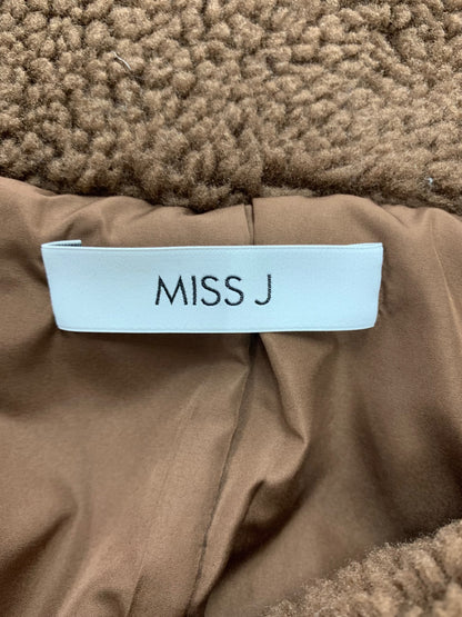 ミスジェイ フェイクファー テディベアコート 63828825 ボアコート 38 ブラウン ITUJOUECHOAD 【SALE】